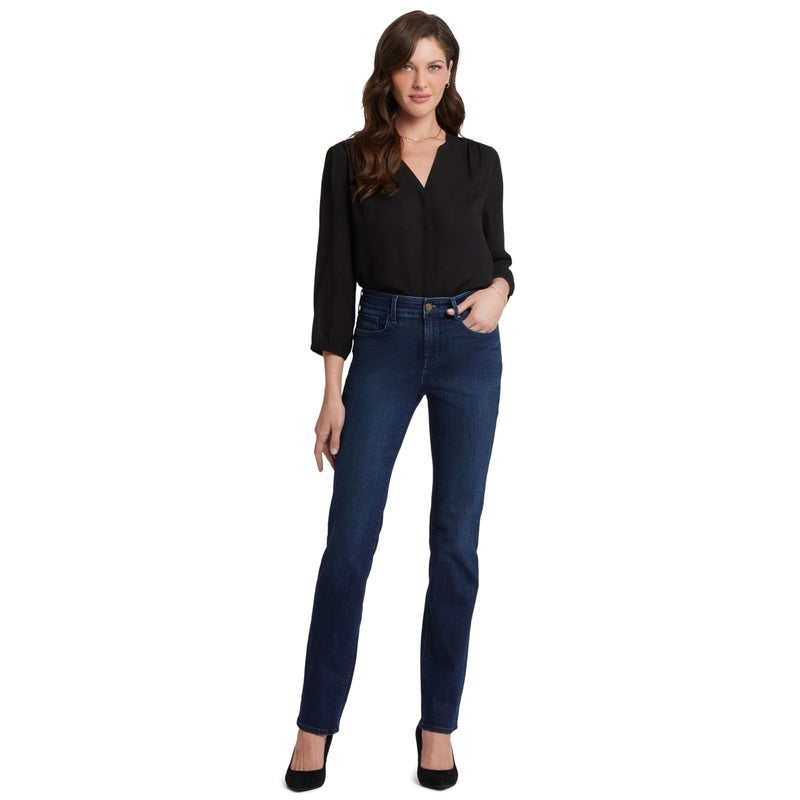 NYDJ Women's Marilyn Straight Denim Jeans, Denslowe, 6 - Image 1